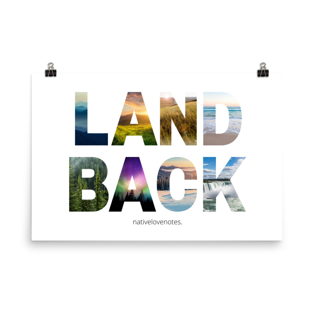 Land Back Poster