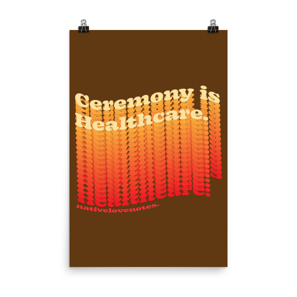 Ceremony is Healthcare Poster