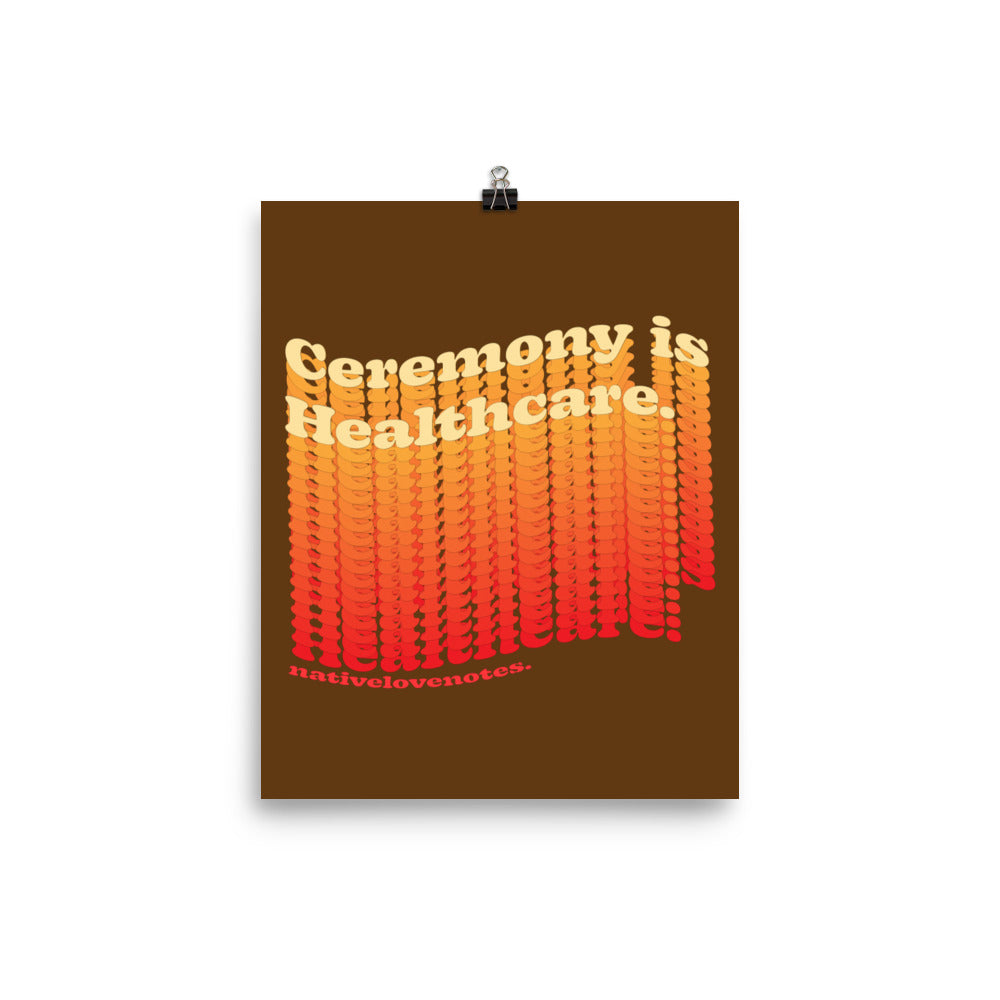 Ceremony is Healthcare Poster