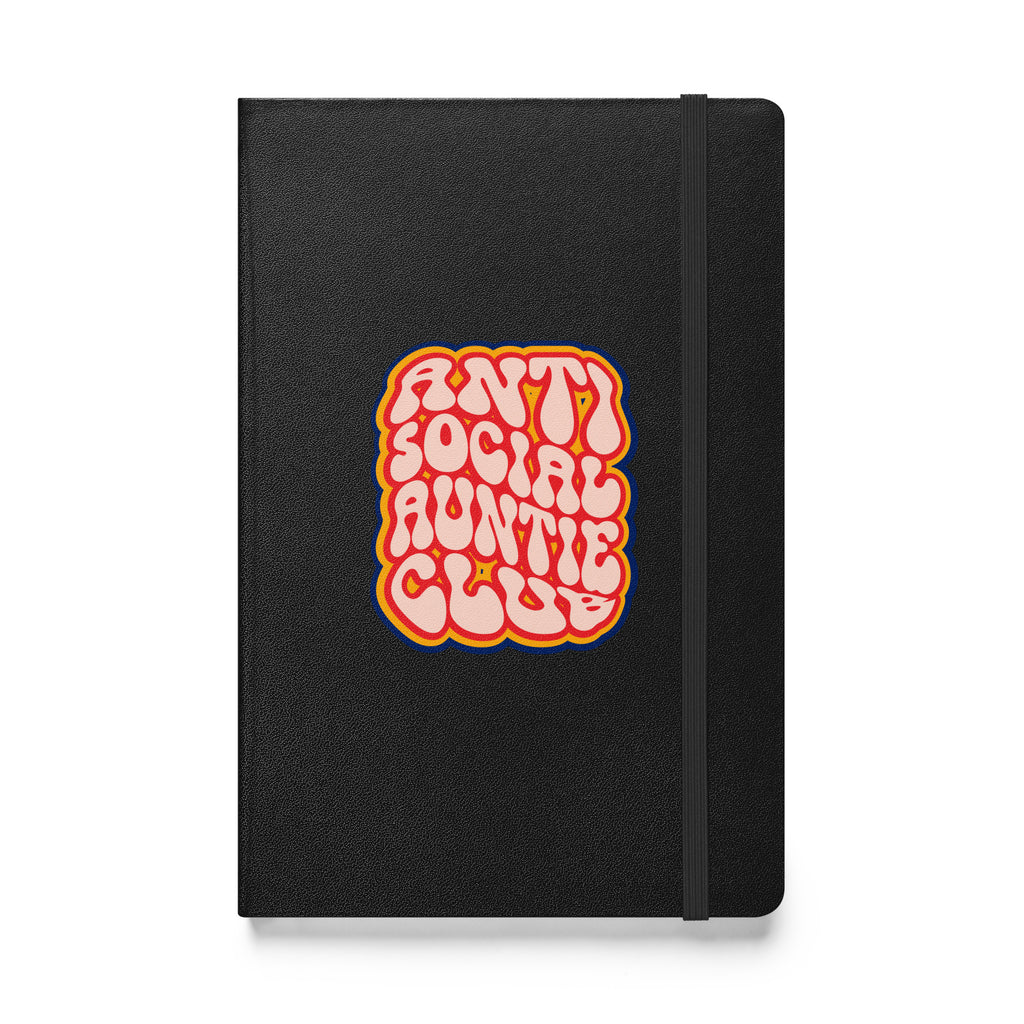 Anti Social Auntie Hardcover bound notebook