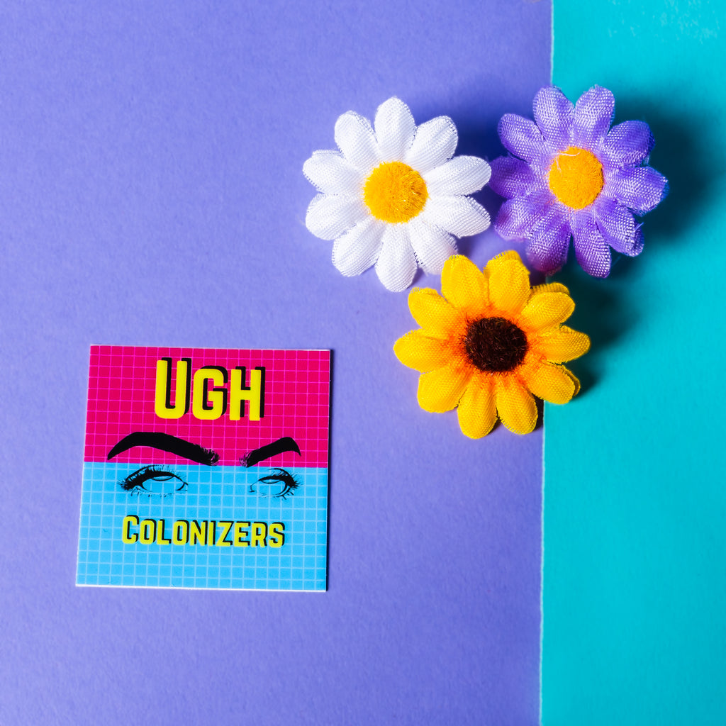 Ugh Colonizers ( pink/blue) sticker