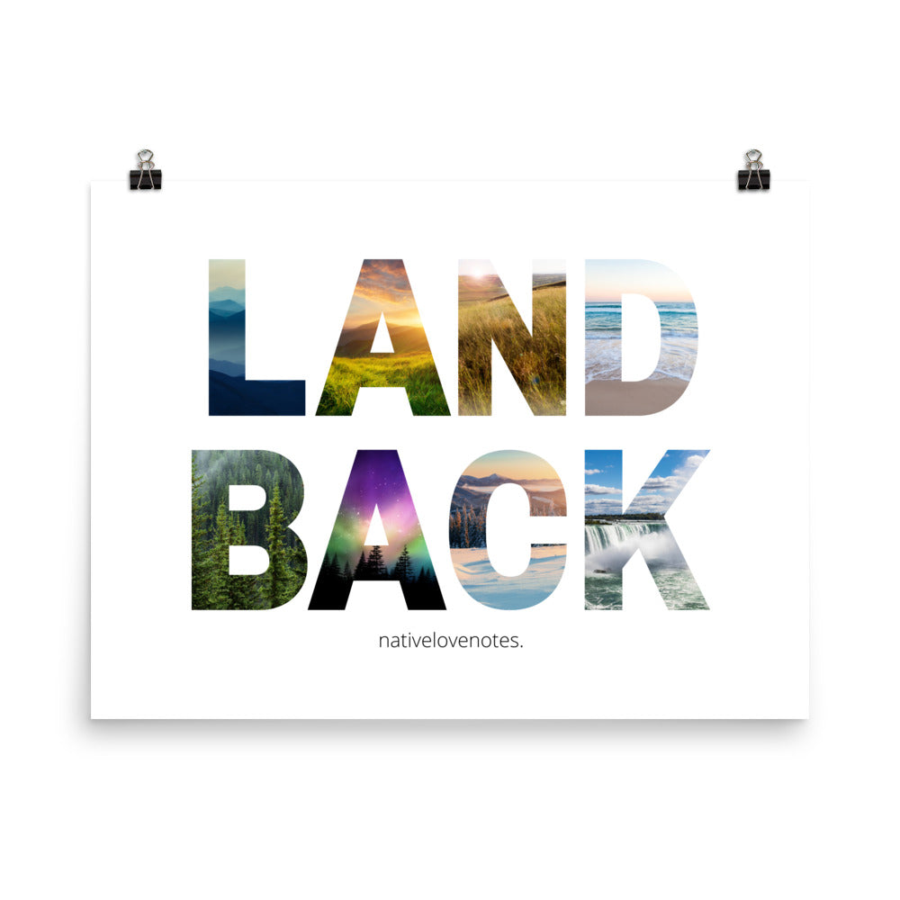 Land Back Poster