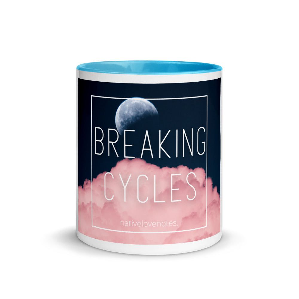 Breaking Cycles Mug with Color Inside