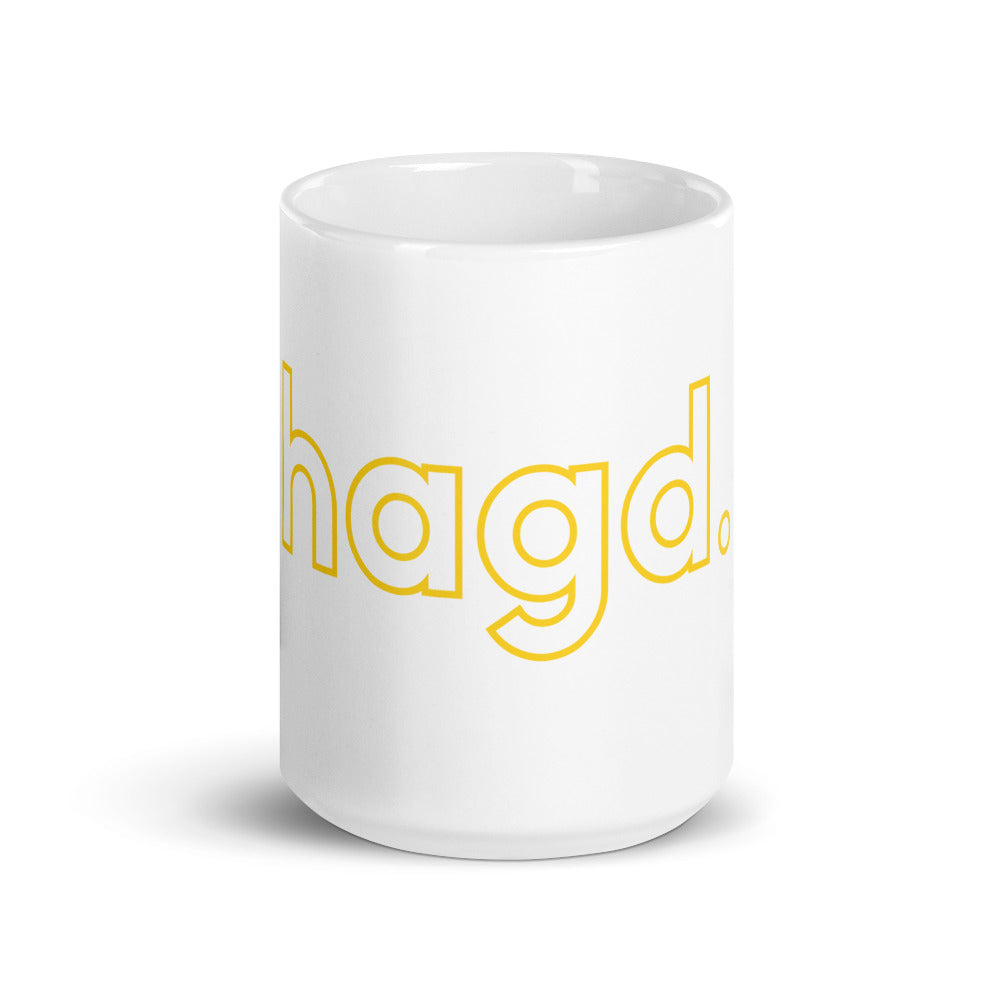 HAGD White glossy mug